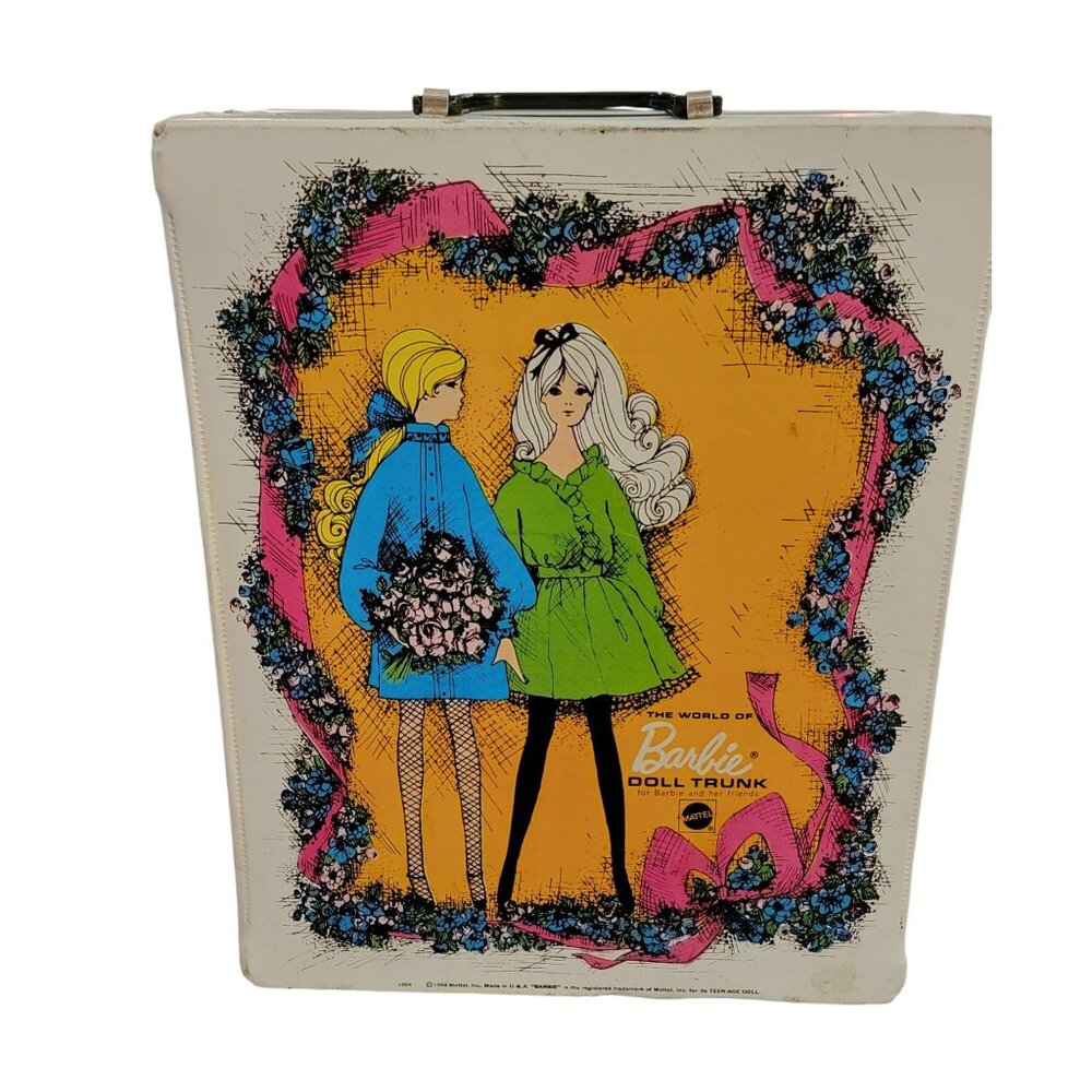 Vintage 1968 Barbie Doll Trunk – Display / Decor Piece – Mattel USA